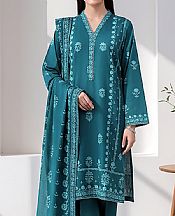 Lsm Teal Marina Suit- Pakistani Winter Clothing