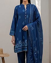 Lsm Blue Pashmina Suit- Pakistani Winter Dress