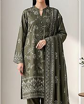 Lsm Sage Green Marina Suit- Pakistani Winter Dress