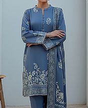 Lsm Dusty Blue Pashmina Suit- Pakistani Winter Clothing