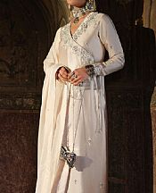 Mahum Asad White Noise- Pakistani Chiffon Dress