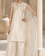 White Tissue Silk Suit