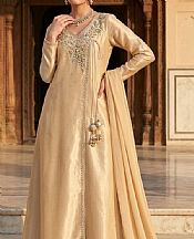 Golden Tissue Silk Suit