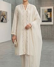 Off-white Raw Silk Suit