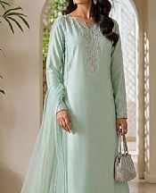 Light Sea Green Raw Silk Suit