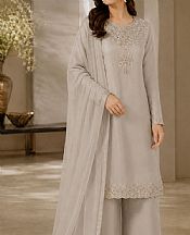 Light Grey Raw Silk Suit