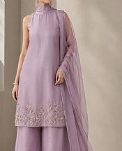 Light Mauve Tissue Silk Suit