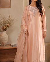 Peach Tissue Silk Suit