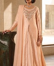 Peach Tissue Silk Suit
