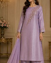 Mahveen Studio Lavender Tissue Silk Suit- Pakistani Chiffon Dress