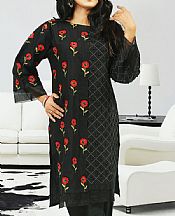 Mak Fashion Black Cotton Suit (2 Pcs)