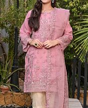 Mak Fashion Flamingo Pink Organza Suit