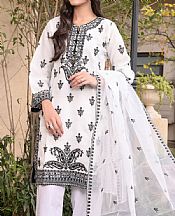 Mak Fashion White Organza Suit