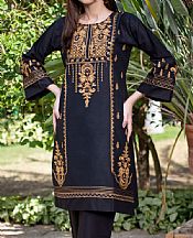 Mak Fashion Black Cotton Suit (2 Pcs)