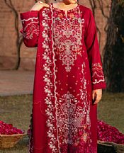 Scarlet Linen Suit