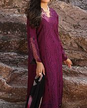 Manara Plum Lawn Suit- Pakistani Designer Lawn Suits