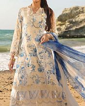 Manara Off-white Lawn Suit- Pakistani Lawn Dress