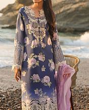 Manara Navy Blue Lawn Suit- Pakistani Lawn Dress