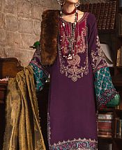 Plum Linen Suit- Pakistani Winter Clothing
