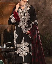 Maria B Black Linen Suit- Pakistani Winter Dress