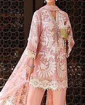 Maria B Pink/Off White Lawn Suit- Pakistani Designer Lawn Suits
