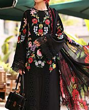 Maria B Black Lawn Suit- Pakistani Lawn Dress