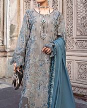 Maria B Grey Linen Suit- Pakistani Winter Dress