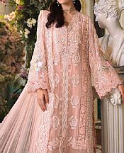 Maria B Pink Chiffon Suit- Pakistani Chiffon Dress