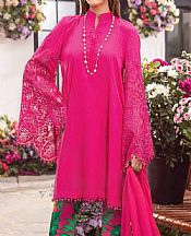 Maria B Hot Pink Lawn Suit- Pakistani Designer Lawn Suits