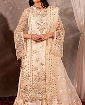 Maria Osama Khan Off-white Organza Suit- Pakistani Chiffon Dress