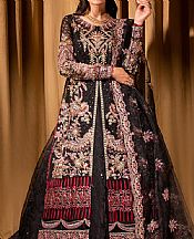 Maria Osama Khan Black Organza Suit- Pakistani Chiffon Dress
