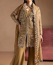 Sand Brown Organza Suit