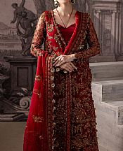 Maroon Organza Suit