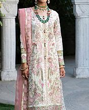 Maria Osama Khan Off White Grip Suit- Pakistani Designer Chiffon Suit