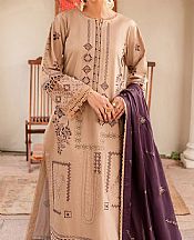 Marjjan Ivory Linen Suit- Pakistani Winter Dress