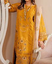 Marjjan Mustard Karandi Suit- Pakistani Winter Dress