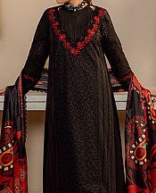 Marjjan Black Karandi Suit- Pakistani Winter Clothing
