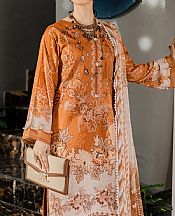 Marjjan Safety Orange Lawn Suit- Pakistani Lawn Dress