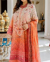 Marjjan Coral Lawn Suit- Pakistani Designer Lawn Suits
