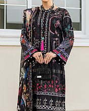 Marjjan Black Lawn Suit- Pakistani Lawn Dress