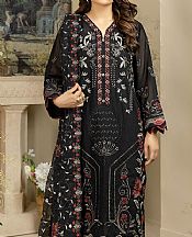 Marjjan Black Swiss Voil Suit- Pakistani Lawn Dress
