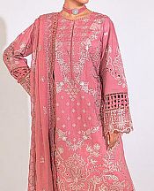 Marjjan Brink Pink Silk Suit- Pakistani Winter Clothing