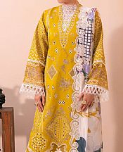 Marjjan Mustard Viscose Suit- Pakistani Winter Clothing