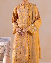 Marjjan Pastel Orange Viscose Suit- Pakistani Winter Clothing