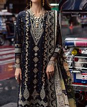 Marjjan Black Lawn Suit- Pakistani Designer Lawn Suits