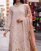 Marjjan Oyster Pink Lawn Suit- Pakistani Designer Lawn Suits