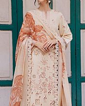 Marjjan Ivory Lawn Suit- Pakistani Designer Lawn Suits
