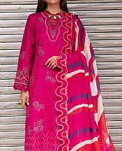 Marjjan Hot Pink Lawn Suit- Pakistani Lawn Dress