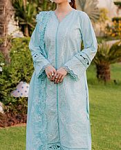Marjjan Light Blue Lawn Suit- Pakistani Designer Lawn Suits