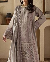 Marjjan Grey Lawn Suit- Pakistani Designer Lawn Suits